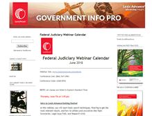 Tablet Screenshot of governmentinfopro.com